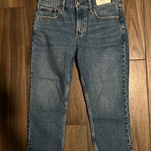 Abercrombie & Fitch Blue Straight Leg Jeans